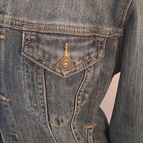 Lucky brand Tomboy Trucker jean jacket size small - Picture 3 of 11